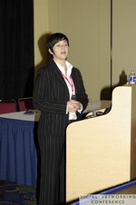 Cyjnthia Martinez (Corporate Communications Manager at Royal Caribbean International) at the 2011 Social  Conference in Miami