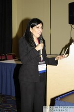 Julie Cocuy (Online Strategy Manager, Microsoft LATAM) at the 2011 Social  Conference in Miami