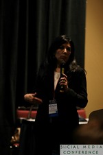 Julie Cocuy (Online Strategy Manager, Microsoft LATAM) at SNC2011 Miami