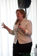 Johna Burke (VP at Burrelles Luce) at the June 22-24, 2011 Social Networking Conference in Beverly Hills