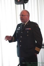 Lt. Col Douglas Martin (Canadian Armed Forces) at the 2011 Social Networking Conference in Beverly Hills