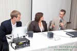 Mobile Social Networking Panel: Bruce Fryer (Sanitas), Lovisa Williams (US State Department), Chris Rollyson (CSRA) at the June 22-24, 2011 Beverly Hills Social Networking Conference